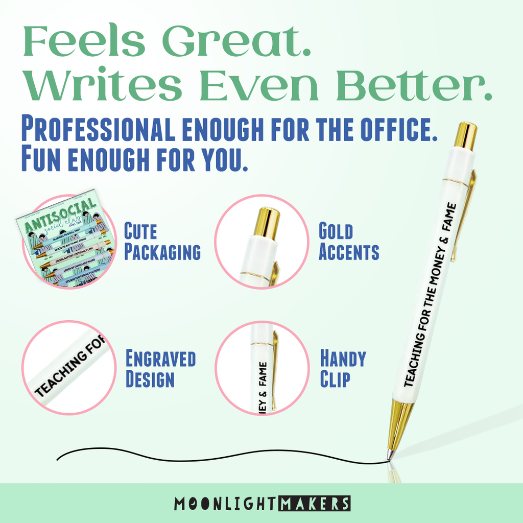 Antisocial Social Club - Pen Set - Funny Gift