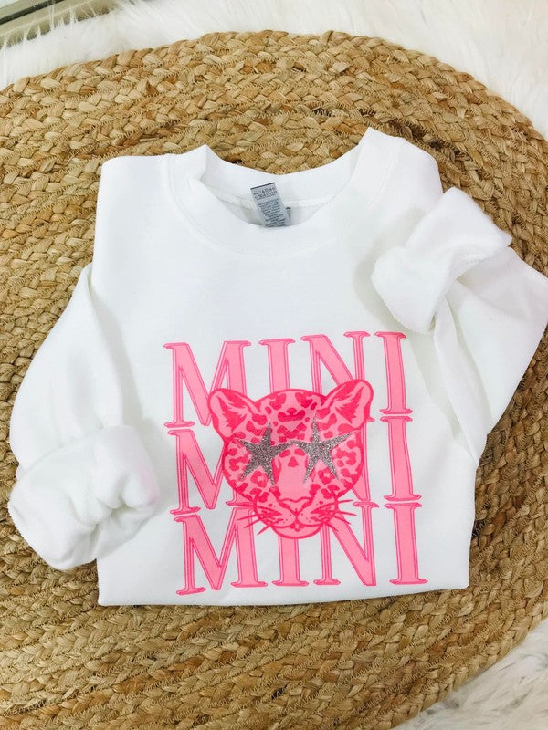 Preppy Cheetah Mini Mama Sublimation Glitter Combo