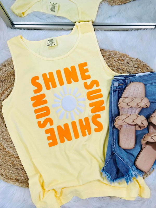 Sunshine Box Puff Tank