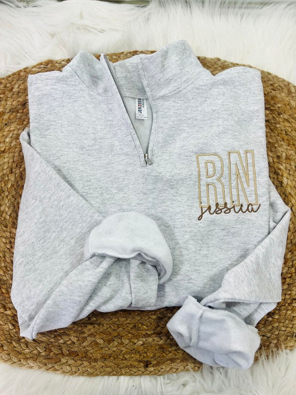 Custom Occupation Name Pocket 1/4 Zip product image 1