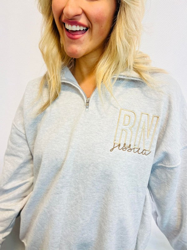 Custom Occupation Name Pocket 1/4 Zip product image 3