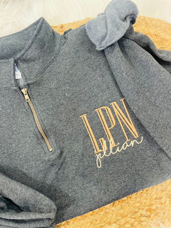 Custom Occupation/Name Pocket 1/4 Zip product image 2