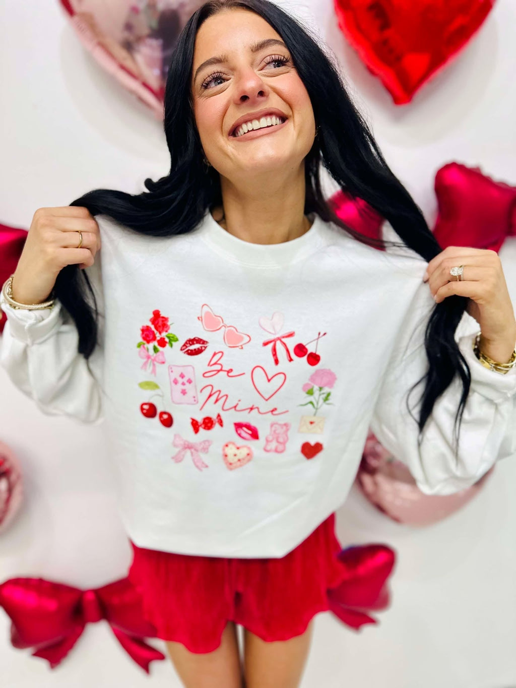 Be Mine Valentine Trinkets Collage DTF