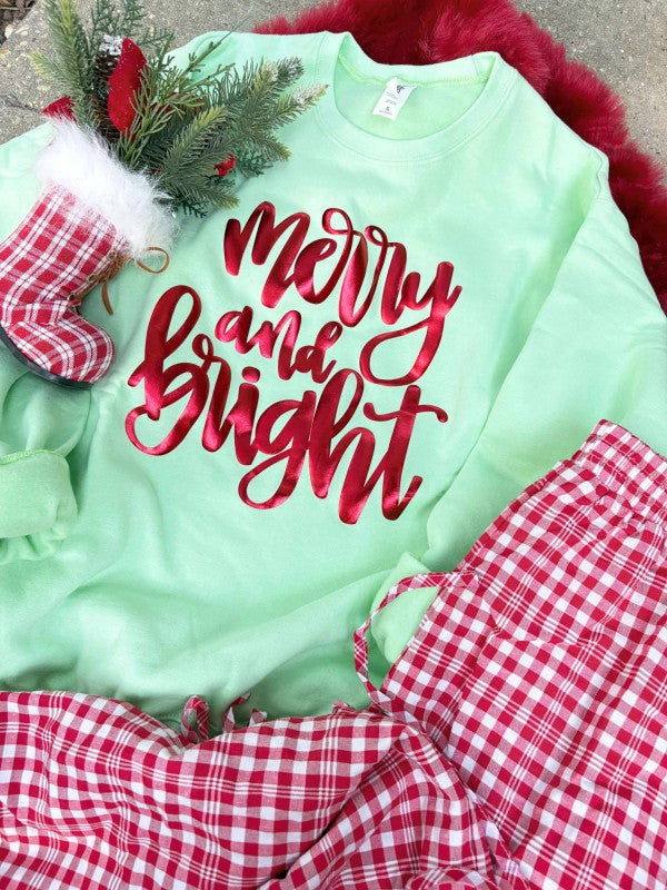 Merry & Bright Christmas Puff Top product image 3