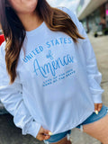 USA Land of the Free Embroidered Apparel product image 1