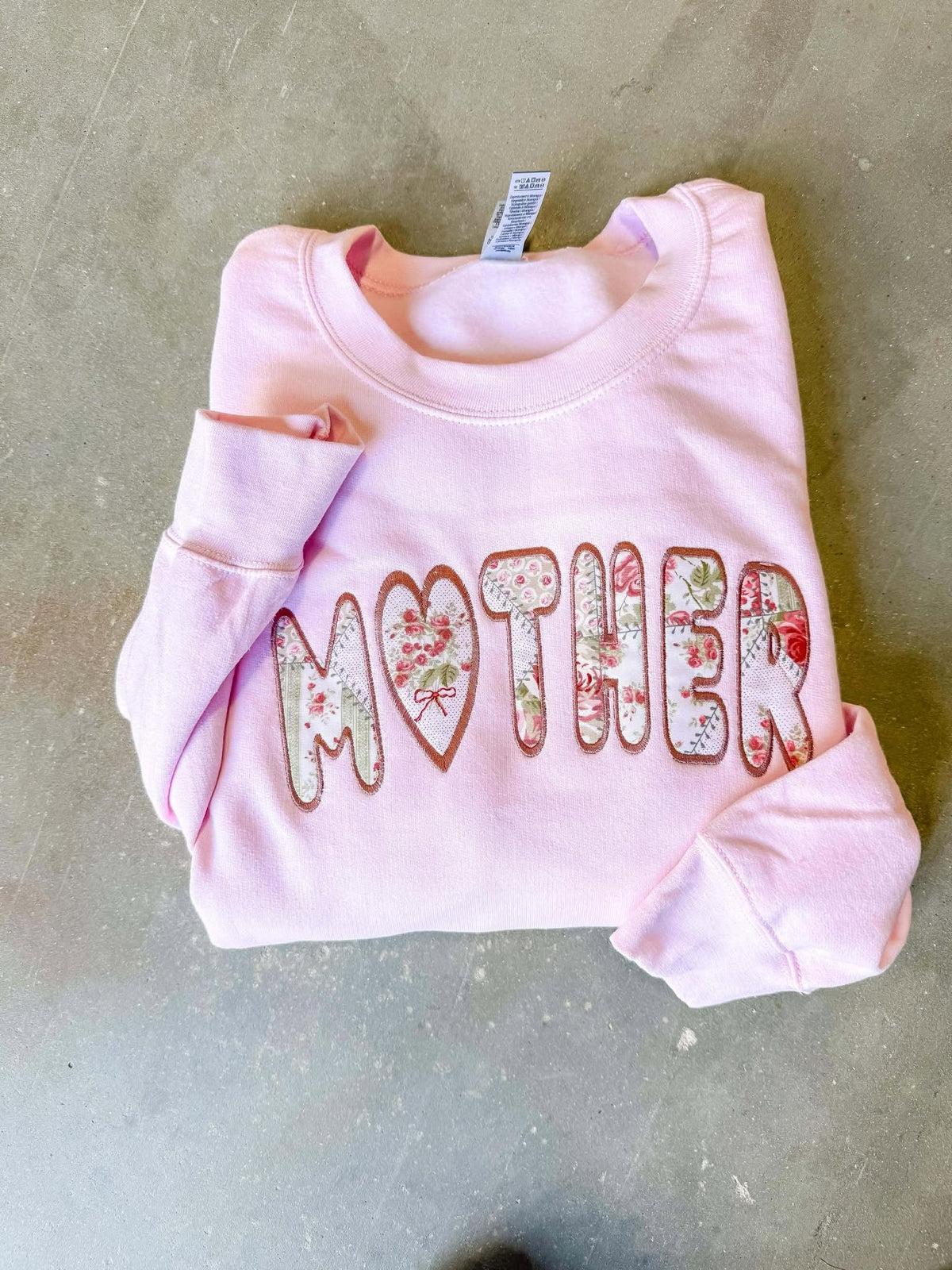 Mother Floral Pink Applique Apparel product image 2