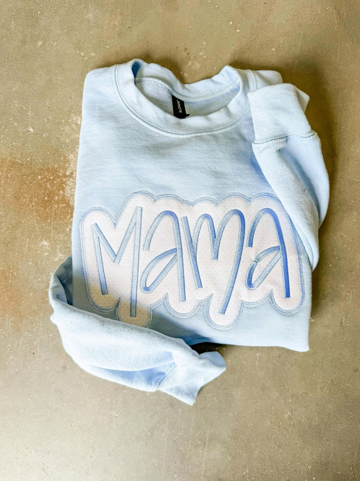 Mama Blue Polka Dot Applique Thread product image 2