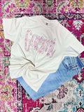 Custom Spring Cursive Floral DTF Graphic Design