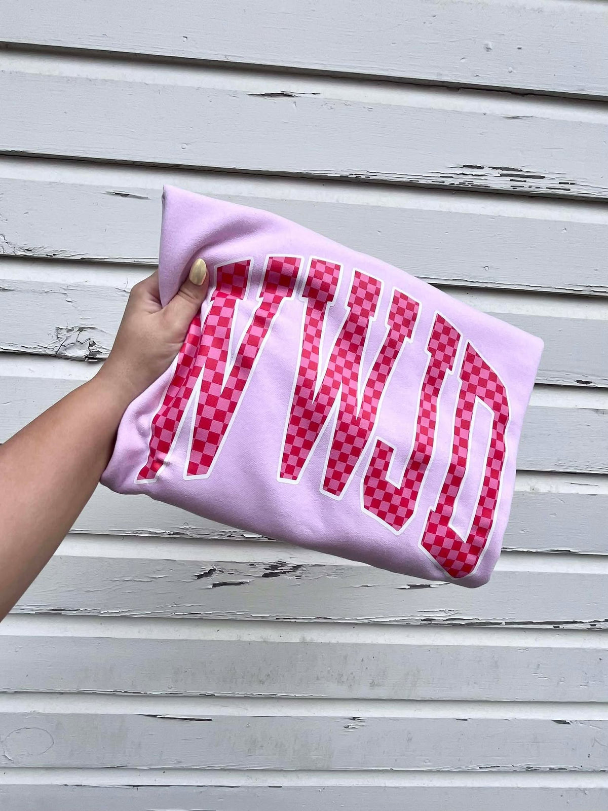WWJD Checkered DTF Graphic Design product image 2