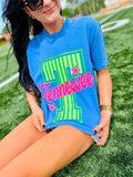 Neon Stripes GAME97 Team DTF Graphic product image 1