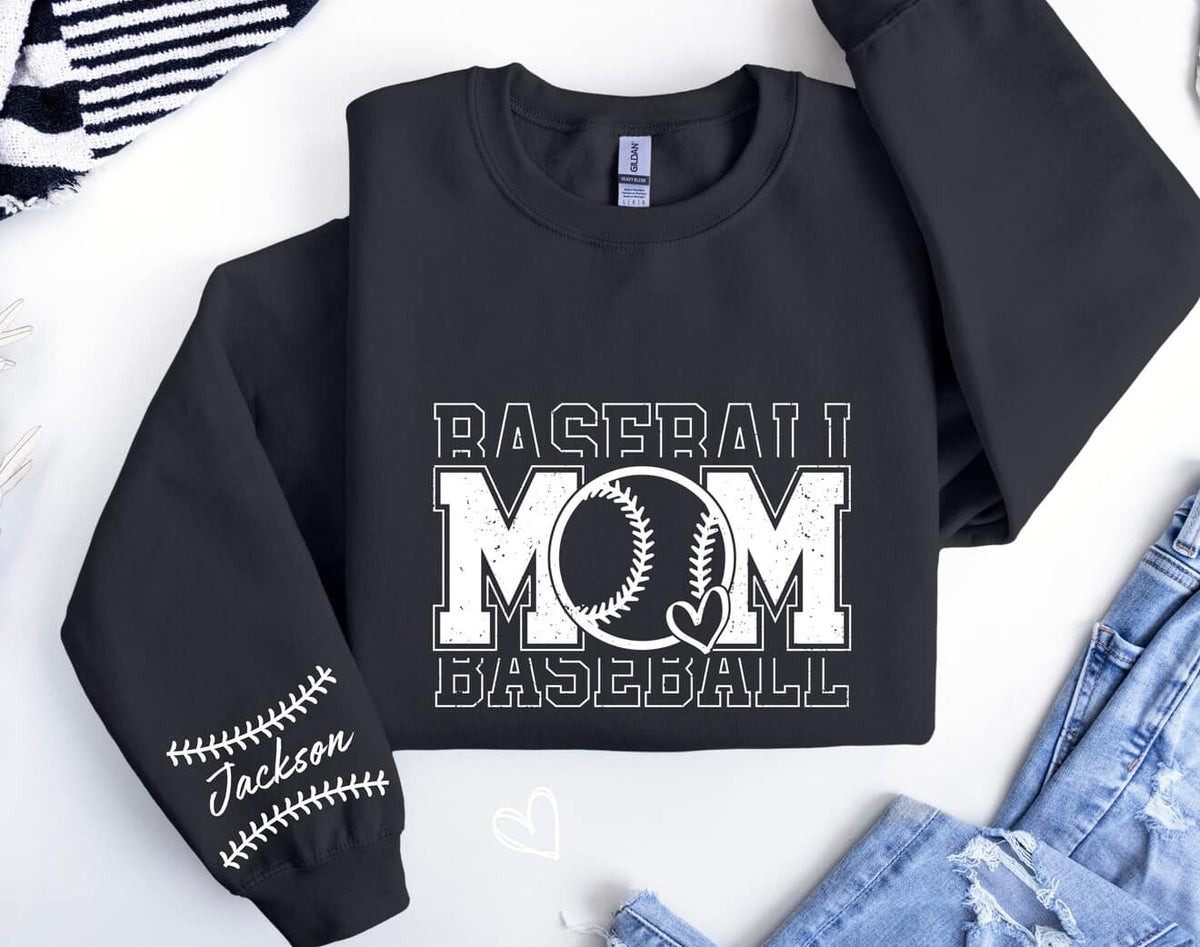 Custom Sport Mom Name Sleeve DTF Top product image 2