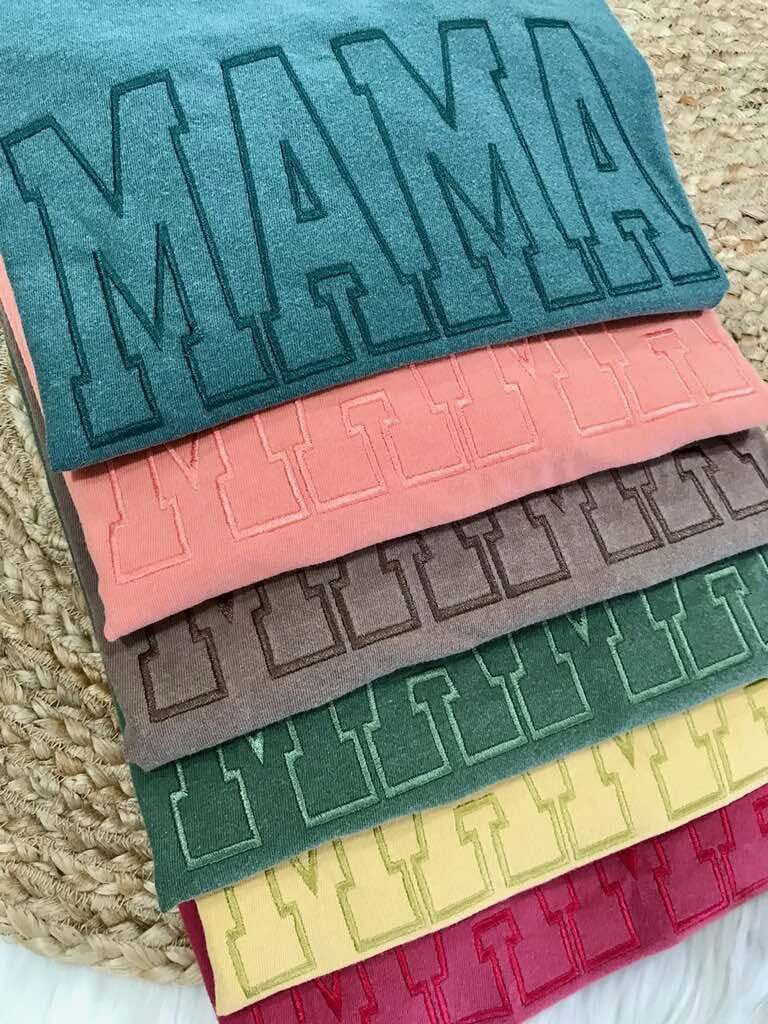 Mama Varsity Tonal Embroidered product image 1
