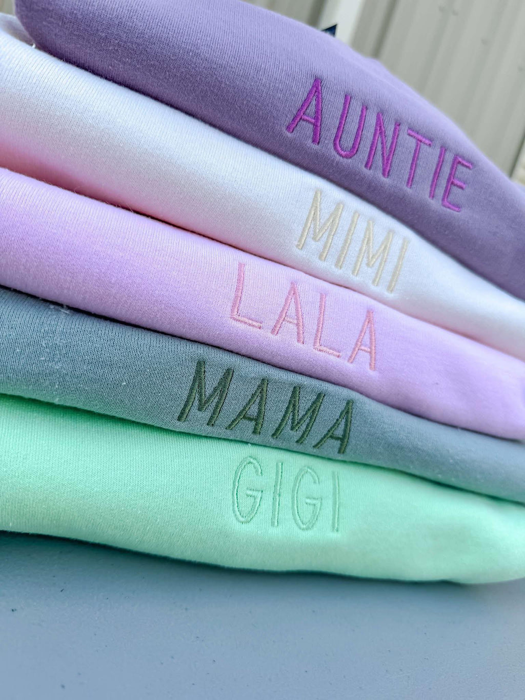 Personalized Monochrome Embroidered Sweatshirts product image 1