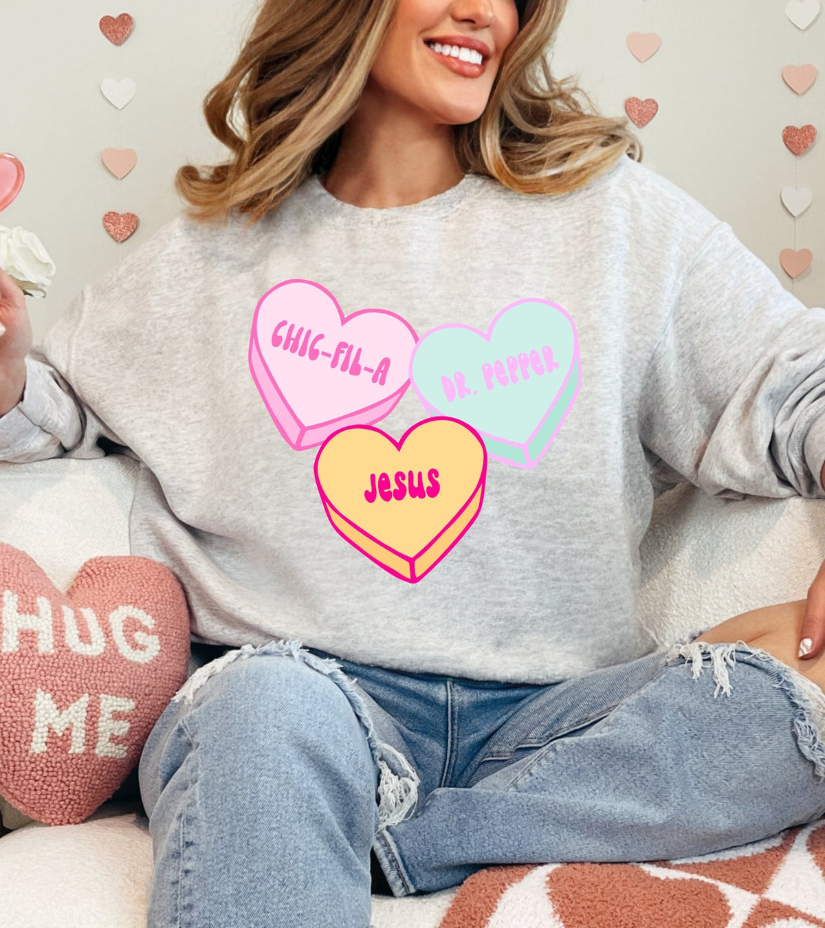 Custom Sweetheart Candy DTF Graphic Design
