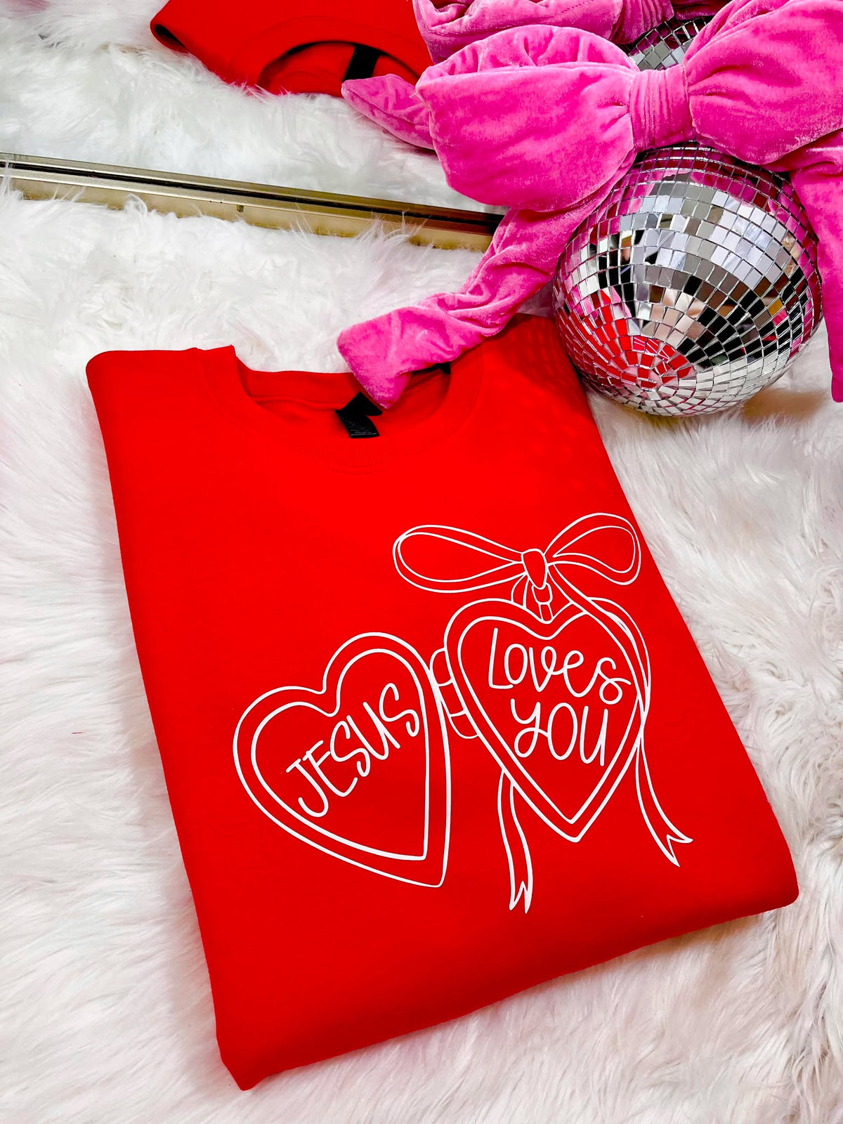 Jesus Loves You Locket DTF Graphic Design product image 2