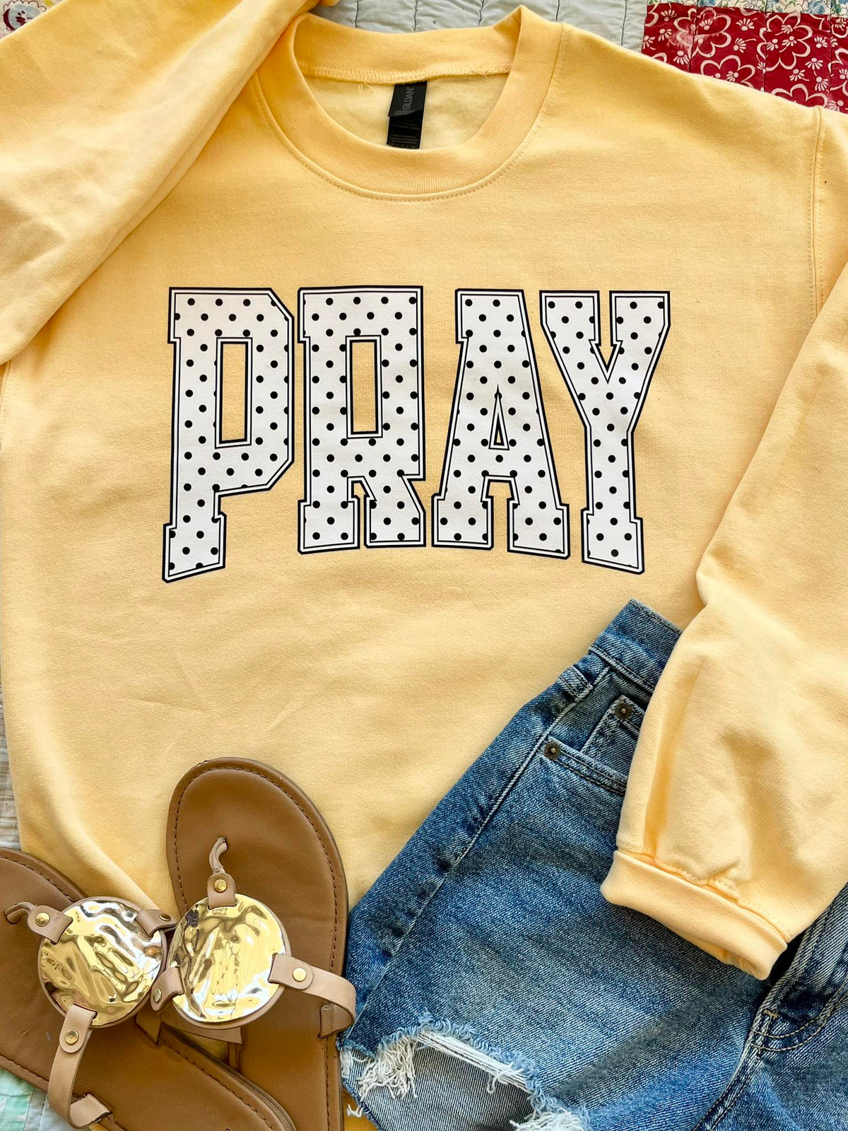 Custom Black & White Polka Dot Arch DTF Design