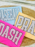 Custom Black & White Polka Dot Arch DTF Design