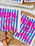 Mama of Both Striped DTF MAMA53 Graphic