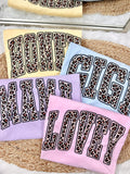 Custom Leopard Title DTF Apparel