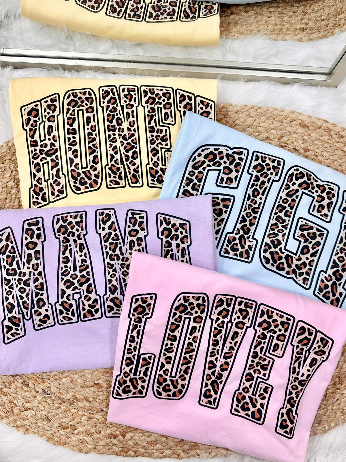 Custom Leopard Title DTF Apparel