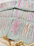 Custom Floral Stripe Title DTF Top