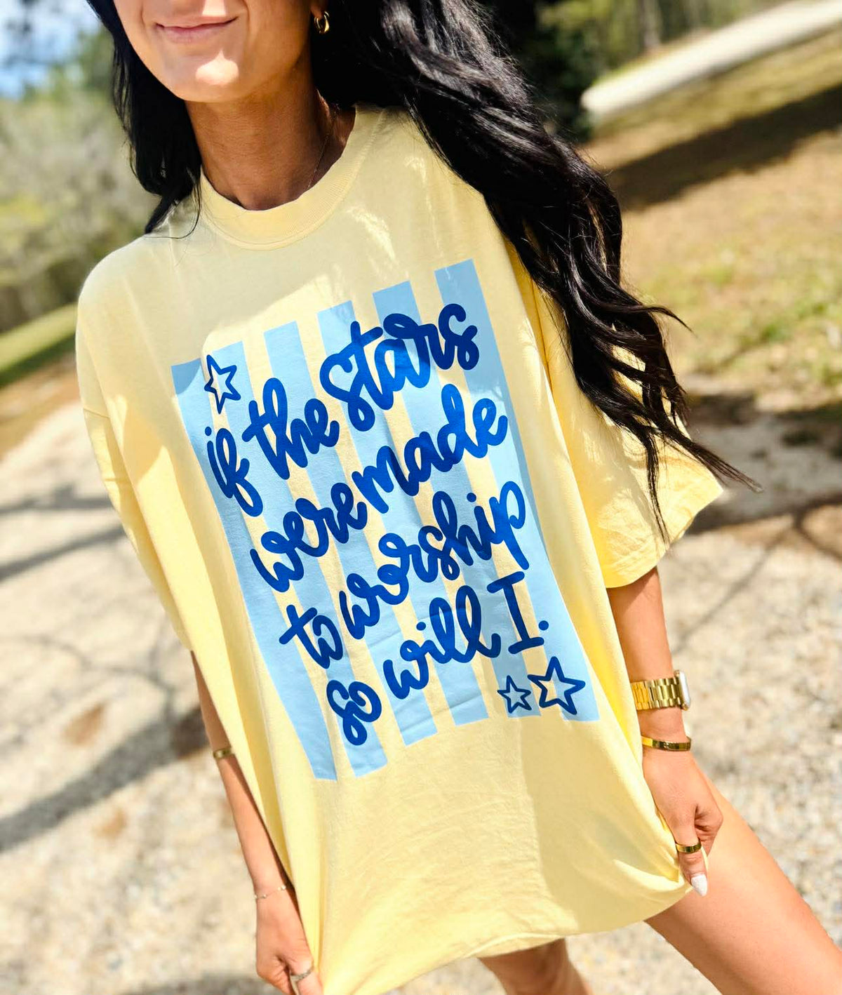 Stars Were Made to Worship Stripes DTF Design