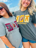 Game Day Trio Football Custom GAME91 DTF Graphic product image 1