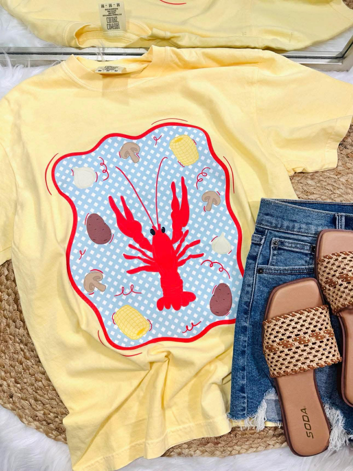 Crawfish Season Hand Drawn Graphic DTF product image 1
