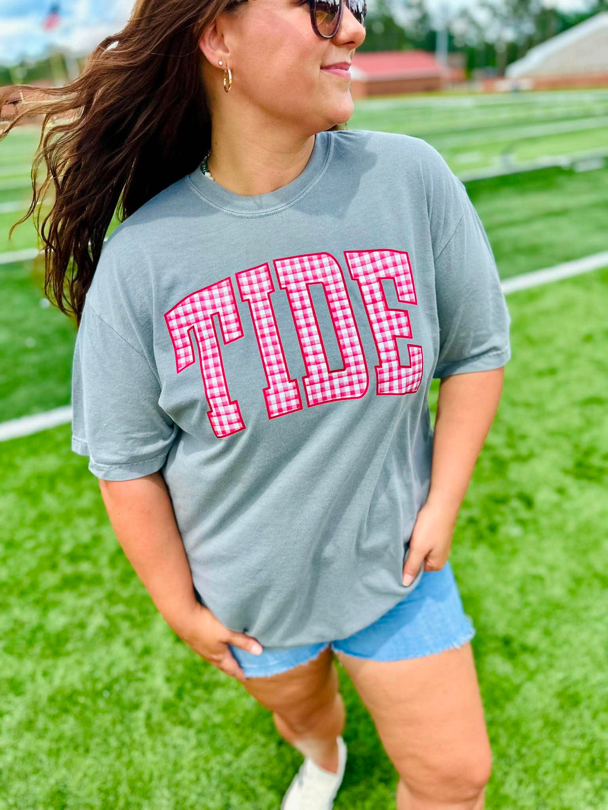 Gingham Custom Plaid School Team DTF GAME75 Graphic product image 3