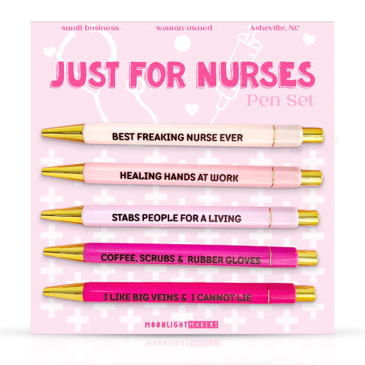 Just For Nurses - Pen Set - Nurse Appreciation, Nurse Gift