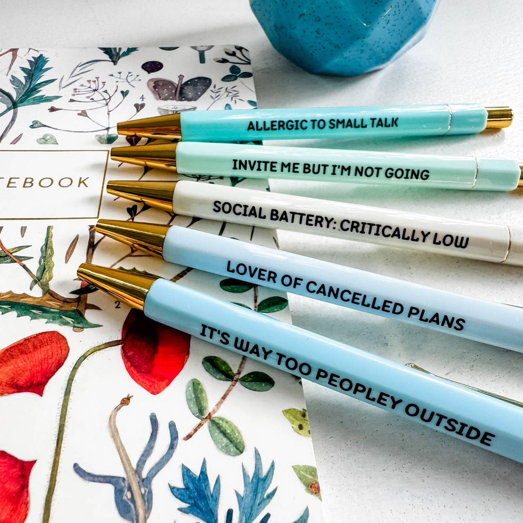 Antisocial Social Club - Pen Set - Funny Gift