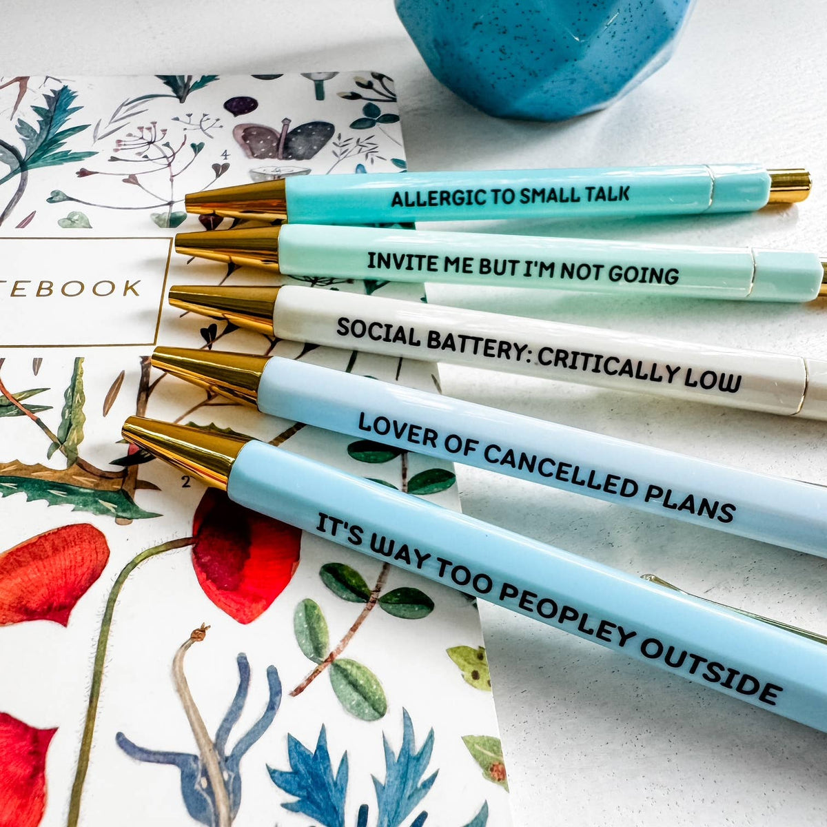 Antisocial Social Club - Pen Set - Funny Gift
