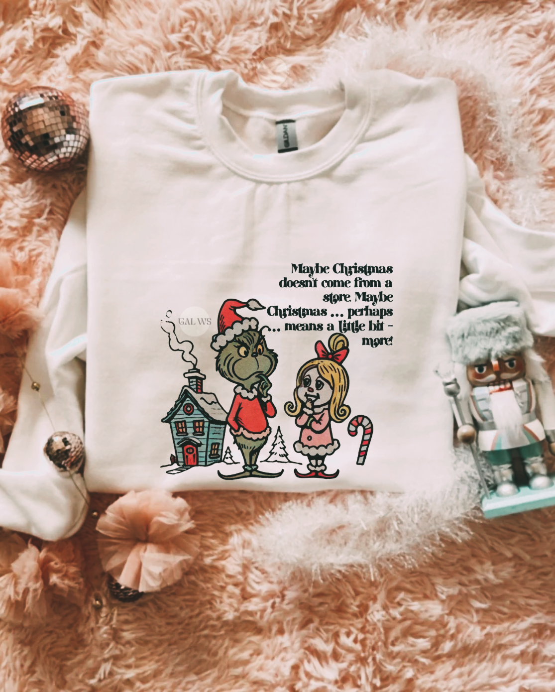 Maybe Christmas doesn't come from a store vintage design product image 1