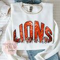 Glitter Varsity Carterville Lions