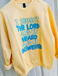 I sought the lord butter crew