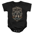 Batman Gotham Hero on Black Baby Bodysuit