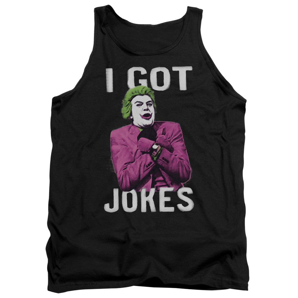 Batman TV Show Got Jokes Black Tank Top
