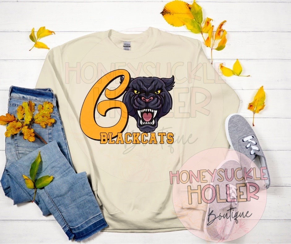 Cursive G Blackcats