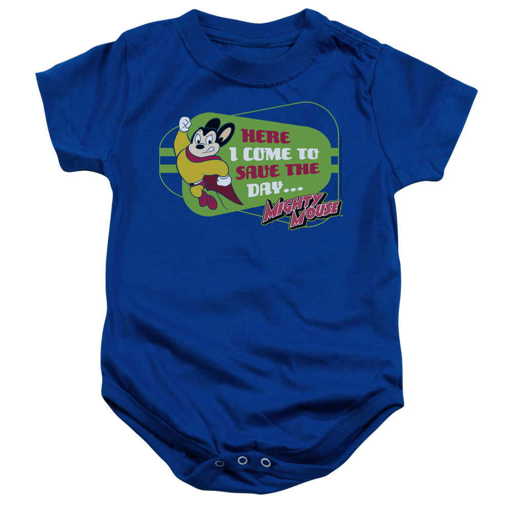 Mighty Mouse Here I Come Infant Snapsuit