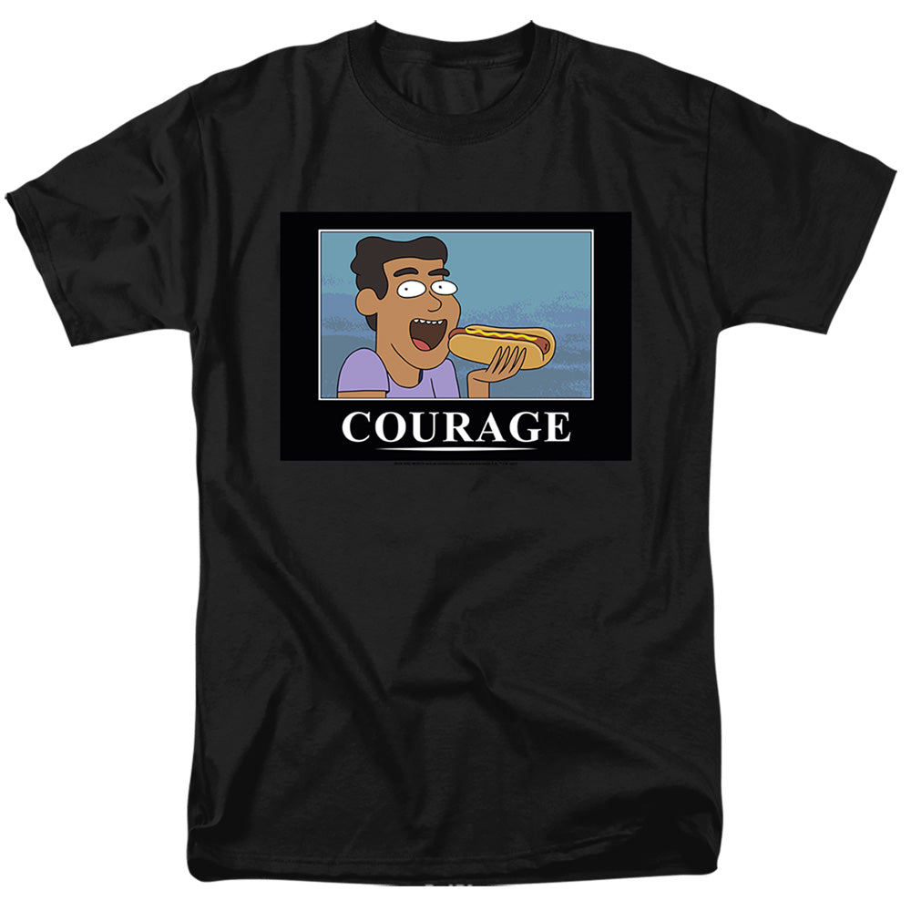 Rick and Morty Courage Poster T-Shirt
