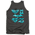 DC Super Hero Girls Line Art Group Tank Top