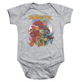 Fraggle Rock Group Hug Gray Infant Snapsuit