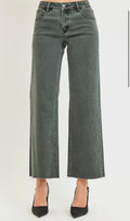 RISEN TUMMY CONTROL MID RISE ANKLE STRAIGHT RAW HEM product image 1
