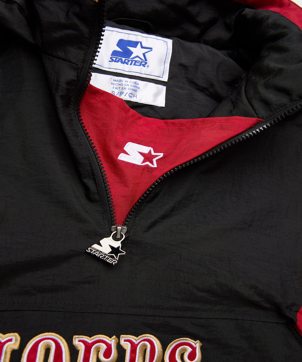 HOMAGE x Starter 49ers Blackout Breakaway Pullover Jacket product image 4