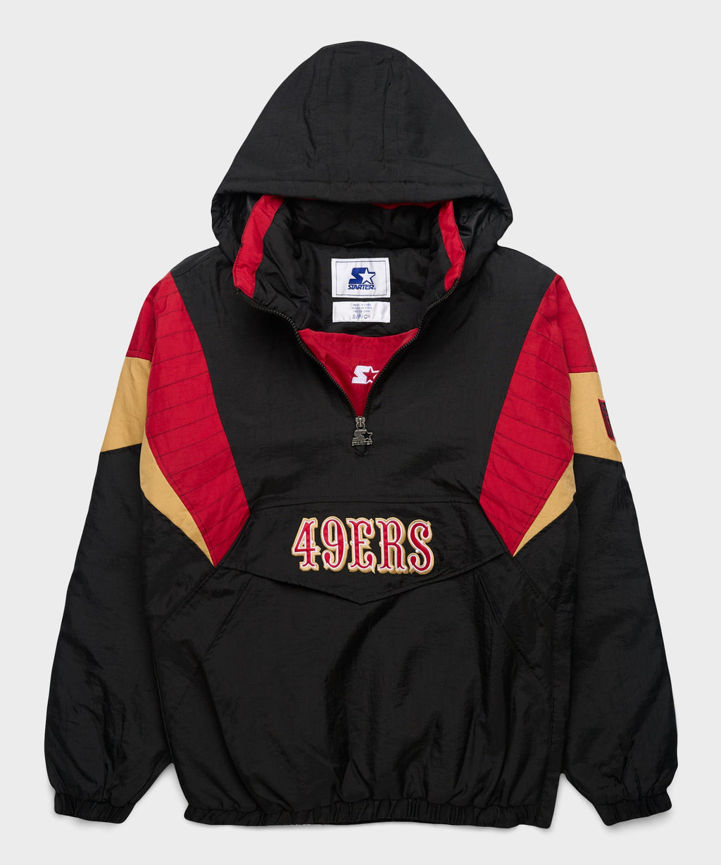 HOMAGE x Starter 49ers Blackout Breakaway Pullover Jacket product image 1