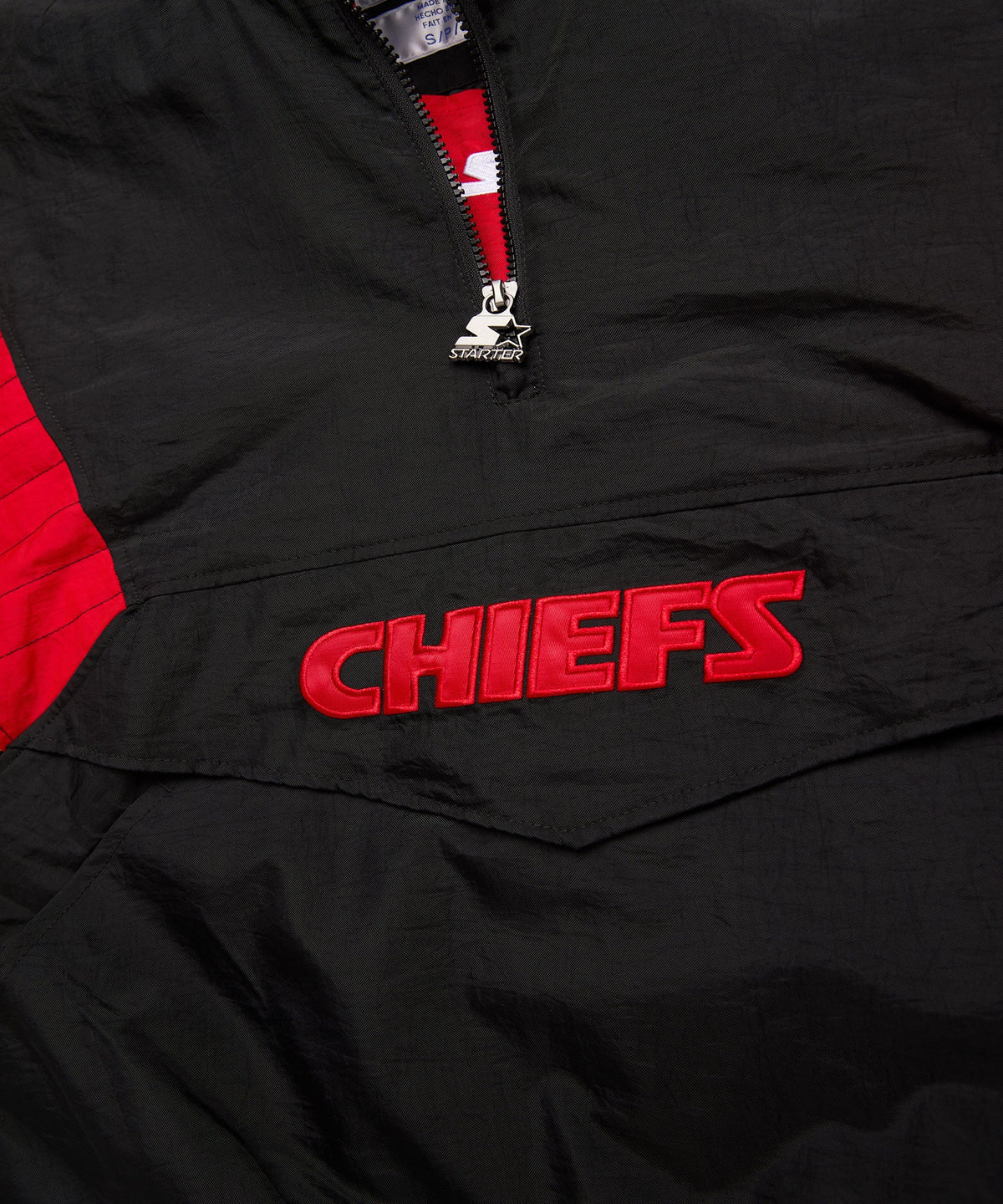 HOMAGE x Starter Chiefs Blackout Breakaway Pullover Jacket product image 3