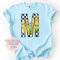 The Game Changer Checkered Monogram - Marion Softball