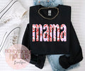 Pink and Red Bow-Patterned: Mama