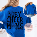 Busy Cheer Moms Club (back) with Pom-Pom(left chest)￼