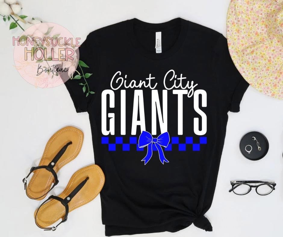 Checkered Pride with Bow-Giant City Giants
